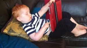 William the 21mth old iPad fanatic.